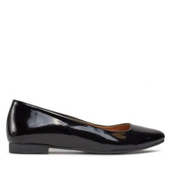 Baleriny Maciejka. Czarne baleriny Maciejka, bez wzorów, bez obcasa, bez zapięcia. Za 169.99 zł.