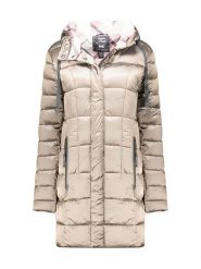 Canadian Peak Płaszcz zimowy "Bullieak" w kolorze kremowym rozmiar: S. Brązowe płaszcze Canadian Peak, na zimę, s, bez wzorów, z puchu, bez kaptura. Za 304.95 zł.