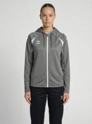 Damska bluza dresowa z kapturem Hummel Core 2.0. Białe bluzy z kapturem Hummel, l, bez wzorów, z dresówki, z kapturem, na fitness i siłownię. Za 266.00 zł.