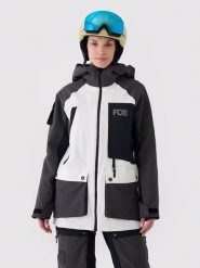 4F Kurtka narciarska w kolorze biało-antracytowym rozmiar: S. Białe kurtki narciarskie 4f, m, bez wzorów, bez kaptura, narciarskie. Za 480.90 zł.