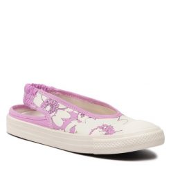 Sandały Converse. Białe sandały Converse, bez wzorów, retro, bez obcasa, na płaskiej podeszwie, bez zapięcia. Za 179.99 zł.