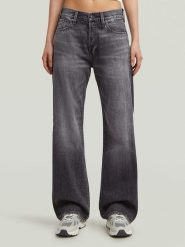 G-Star Dżinsy - Boyfriend fit - w kolorze antracytowym rozmiar: W28/L34. Czarne jeansy G-Star, l, z aplikacjami, ze skóry, klasyczne. Za 221.67 zł.