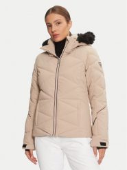 Rossignol Kurtka narciarska Staci RLMWJ07 Beżowy Regular Fit. Brązowe kurtki narciarskie Rossignol, na zimę, xs, bez wzorów, z syntetyku, bez kaptura, narciarskie. Za 929.00 zł.