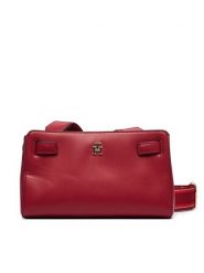 Tommy Hilfiger Torebka Th Joy Crossover AW0AW19065 Czerwony. Czerwone listonoszki Tommy Hilfiger, bez wzorów, ze skóry, bez dodatków. Za 489.99 zł.