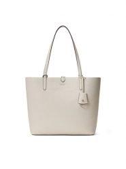 LAUREN RALPH LAUREN Torebka 431795329068 Écru. Shopper bag Lauren Ralph Lauren, bez wzorów, ze skóry, bez dodatków. Za 599.99 zł.