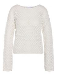 Noisy may Sweter w kolorze białym rozmiar: XL. Białe swetry Noisy May, xl, bez wzorów, z bawełny, bez ramiączek. Za 149.95 zł.