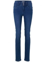 Heine Dżinsy - Skinny fit - w kolorze niebieskim rozmiar: 42. Niebieskie jeansy Heine, bez wzorów, klasyczne, z podwyższonym stanem. Za 39.31 zł.