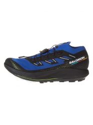 SALOMON Buty "Pulsar Trail Pro 2" w kolorze niebiesko-czarnym do biegania rozmiar: 42. Czarne buty do biegania Salomon, bez wzorów, bez zapięcia, do biegania. Za 282.42 zł.