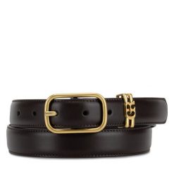 Pasek Damski GINO ROSSI. Brązowe paski Gino Rossi, bez wzorów. Za 129.99 zł.