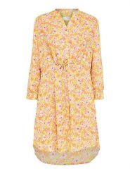 SELECTED FEMME Sukienka w kolorze pomarańczowym rozmiar: 40. Pomarańczowe sukienki Selected Femme, s, bez wzorów, z materiału, bez kołnierzyka, bez ramiączek, midi. Za 83.22 zł.