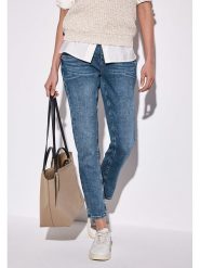 Street One Dżinsy - Regular fit - w kolorze niebieskim rozmiar: W30/L28. Niebieskie jeansy Street One, l, z aplikacjami, ze skóry, klasyczne. Za 154.43 zł.