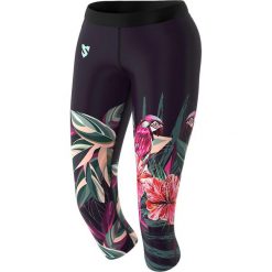 Legginsy fitness 3/4 damskie Smmash Paradiso. Niebieskie legginsy SMMASH, bez wzorów, sportowe. Za 116.90 zł.