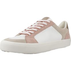 Buty GEOX D EMMELENY Brązowy. Białe buty trekkingowe Geox, ze skóry, bez zapięcia. Za 262.99 zł.