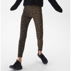 Legginsy w panterkę - Khaki. Legginsy House. W wyprzedaży za 19.99 zł.