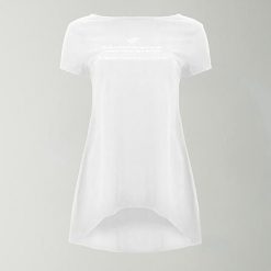 T-shirt gimnastyczna europa damska biały. Białe t-shirty LEGEA, bez wzorów, z bawełny, sportowe, bez kołnierzyka, bez ramiączek. Za 56.00 zł.