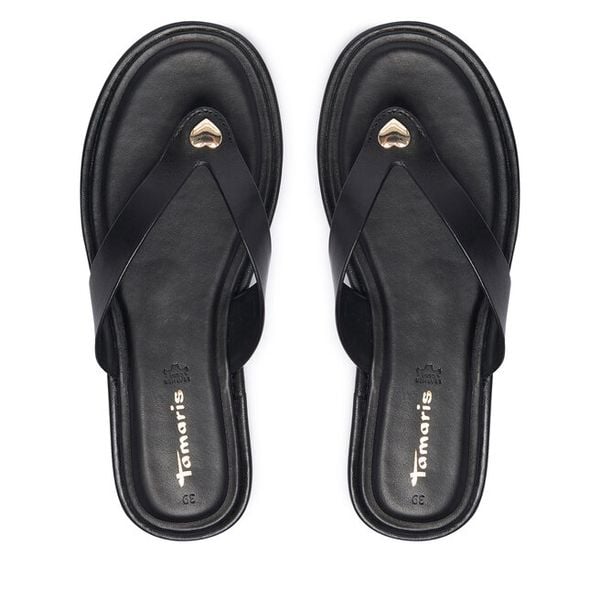 Japonki Tamaris. Czarne japonki Tamaris, bez wzorów. Za 259.99 zł.