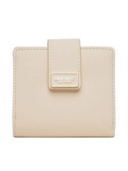 Nine West Portfel CEO-NW-W1-008-SS26 Beżowy. Brązowe portfele Nine West, bez wzorów, z materiału. Za 69.99 zł.