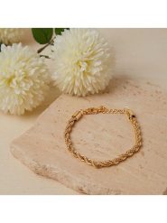 Heliophilia Pozłacana bransoletka rozmiar: onesize. Żółte bransoletki Heliophilia, metalowe. Za 26.99 zł.