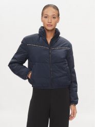 Tommy Jeans Kurtka przejściowa DW0DW17238 Granatowy Regular Fit. Niebieskie kurtki Tommy Jeans, m, bez wzorów, z jeansu, bez kaptura. Za 659.99 zł.