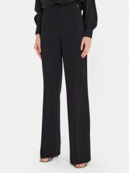 Joseph Ribkoff Spodnie materiałowe 233787 Czarny Wide Leg. Czarne spodnie materiałowe Joseph Ribkoff, bez wzorów, z materiału. Za 559.99 zł.