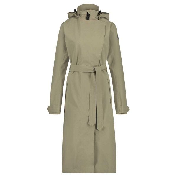 Długa wodoodporna kurtka damska Agu Trench Coat. Zielone kurtki AGU, bez wzorów, sportowe, bez kaptura. Za 840.50 zł.