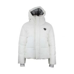 Kurtka narciarska damska Peak Mountain Achloe. Białe kurtki narciarskie Peak Mountain, na zimę, bez wzorów, z puchu, bez kaptura, narciarskie. W wyprzedaży za 636.50 zł.