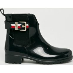 Tommy Hilfiger - Kalosze. Czarne kalosze Tommy Hilfiger, z materiału. Za 359.90 zł.