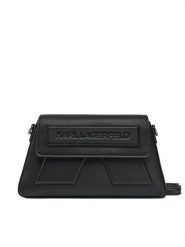 KARL LAGERFELD Torebka A1W30155 Czarny. Czarne listonoszki KARL LAGERFELD, bez wzorów, ze skóry, bez dodatków. Za 779.99 zł.