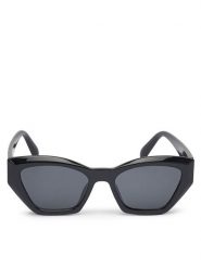 JENNY Okulary przeciwsłoneczne 4WF-003-SS25 Czarny. Czarne okulary przeciwsłoneczne Jenny, bez wzorów, z tworzywa sztucznego. Za 49.99 zł.
