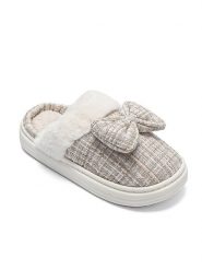 Confly Kapcie w kolorze beżowym rozmiar: 40/41. Brązowe kapcie Confly, bez wzorów. Za 82.64 zł.