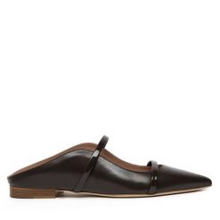 Klapki MALONE SOULIERS. Brązowe klapki MALONE SOULIERS, bez wzorów, bez obcasa, bez zapięcia. Za 2,729.00 zł.