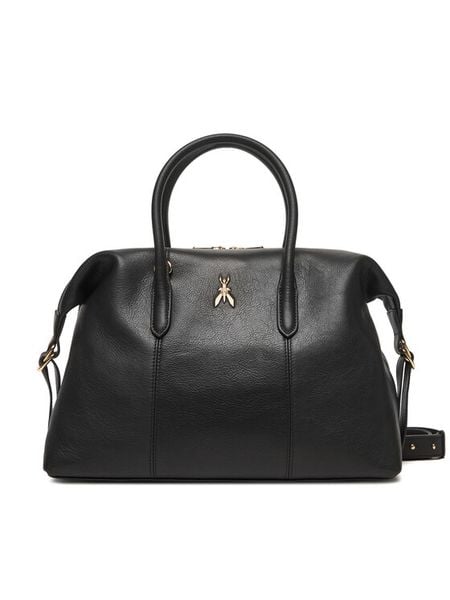 Patrizia Pepe Torebka 2B0145/L162-K103 Czarny. Czarne torebki klasyczne Patrizia Pepe, bez wzorów, ze skóry, bez dodatków. Za 1,629.00 zł.