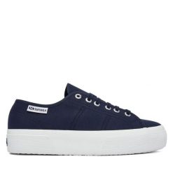 Tenisówki Superga. Niebieskie trampki Superga, bez wzorów, bez zapięcia. Za 299.99 zł.