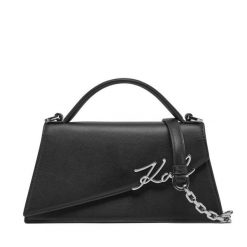 Torebka KARL LAGERFELD. Czarne torebki klasyczne KARL LAGERFELD, bez wzorów, klasyczne, bez dodatków. Za 899.99 zł.