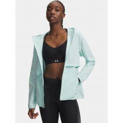 Kurtka Damska Under Armour UA Velociti Pro Storm. Niebieskie kurtki do biegania Under Armour, bez wzorów, bez kaptura, do biegania. Za 419.99 zł.