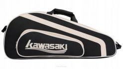 Torba do badmintona Kawasaki K1G00-C8903. Czarne torby sportowe Kawasaki, bez wzorów, z materiału, na ramię, duże. Za 349.99 zł.