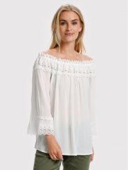 Cream Bluzka Bea 10608022 Biały Relaxed Fit. Białe bluzki Cream, bez wzorów, z wiskozy, bez kołnierzyka, bez ramiączek. Za 139.99 zł.