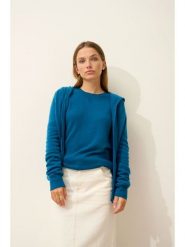 Just Cashmere Kaszmirowy kardigan "Debbie" w kolorze niebieskim rozmiar: L. Niebieskie swetry Just Cashmere, l, bez wzorów, z kaszmiru, bez ramiączek. Za 413.99 zł.