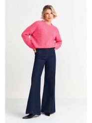 Rich&Royal Sweter w kolorze różowym rozmiar: M. Różowe swetry Rich&Royal, m, bez wzorów, z wełny, bez ramiączek. Za 218.57 zł.