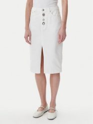 ViCOLO Spódnica jeansowa DD5101 Biały Regular Fit. Białe spódnice ViCOLO, xs, bez wzorów, z bawełny. Za 259.99 zł.