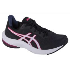 Buty do biegania Asics Gel-Pulse 14 W 1012B318-022 czarne. Czarne buty do biegania bez wzorów, z gumy, bez zapięcia, do biegania. Za 621.59 zł.