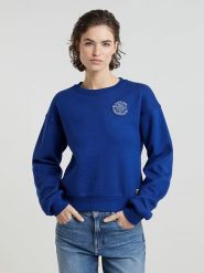 G-Star Bluza w kolorze niebieskim rozmiar: M. Niebieskie bluzy G-Star, m, bez wzorów, z bawełny, bez kaptura. Za 163.26 zł.