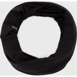 Jack Wolfskin komin kolor czarny gładki. Czarne szaliki i kominy Jack Wolfskin, bez wzorów, z materiału. Za 139.99 zł.