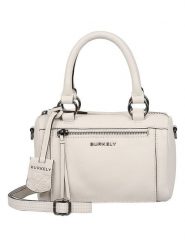 Burkely Skórzana torebka w kolorze kremowym - 14 x 21 x 12 cm rozmiar: onesize. Brązowe torebki klasyczne Burkely, bez wzorów, z materiału, przez ramię, bez dodatków. Za 286.16 zł.