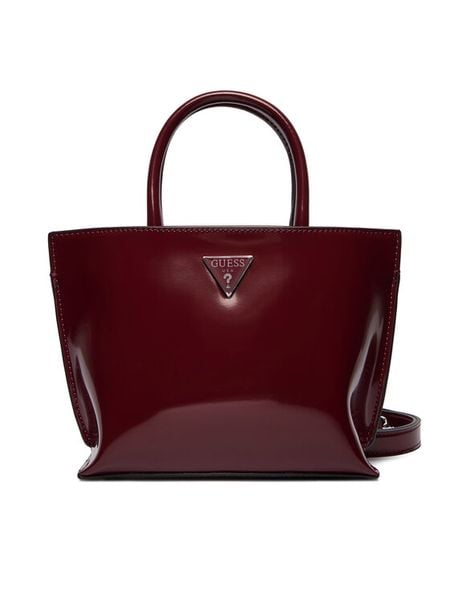 Guess Torebka Arnela Mini HWNY94 96750 Bordowy. Czerwone torebki klasyczne Guess, z aplikacjami, ze skóry, bez dodatków. Za 589.99 zł.