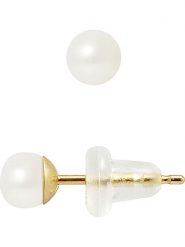 Pearline Kolczyki-wkrętki z perłami w kolorze białym rozmiar: onesize. Białe kolczyki Pearline, z perłą, złote. Za 130.99 zł.