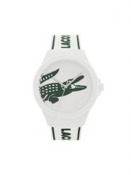 Lacoste Zegarek Neocroc 2001347 Biały. Białe, analogowe zegarki Lacoste. Za 359.99 zł.