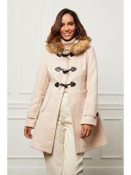 Coats Selection Płaszcz przejściowy w kolorze kremowym rozmiar: XXL. Brązowe płaszcze Coats Selection, xxl, bez wzorów, klasyczne, bez kaptura. Za 163.26 zł.