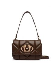 LOVE MOSCHINO Torebka JC4031PP1PLC0300 Brązowy. Brązowe torebki klasyczne Love Moschino, bez wzorów, ze skóry, bez dodatków. Za 1,009.00 zł.