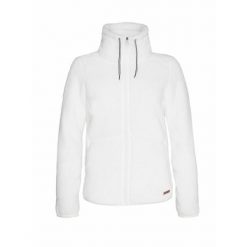 Damski polar rozpinany na całej długości Protest Riri. Białe bluzy z polaru Protest, na zimę, bez wzorów, z polaru, narciarskie. W wyprzedaży za 209.90 zł.